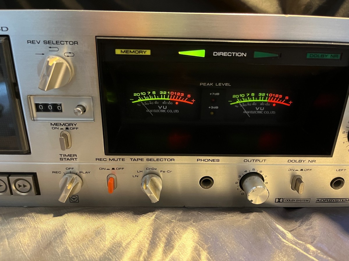 AKAI GXC-735D Cassette Deck Player 1979/Walnut Case (GK) in