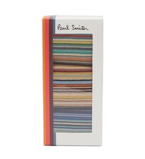 Image of Paul Smith Signature 3-Pack Multistripe Socks Multicolor One Size