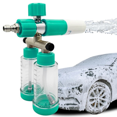 #ad 100ML Dual Kettle Portable High Pressure Car Washer Auto Wash Cleaning Tool $35.10