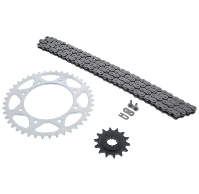 106L Non O Ring Chain & Sprocket Silver 14/43 Kawasaki KL650 KLR650 1990-2014