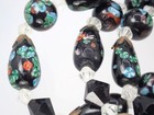 Antique 21'' Venetian Murano Millefiori 2-Strand Graduating Glass Bead Necklace — photo 8