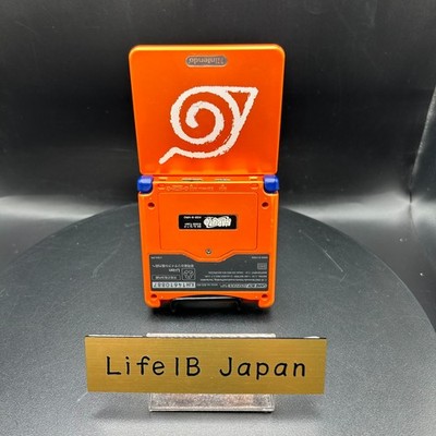 Nintendo GAMEBOY Advance SP Naruto Limited Edition GBA Console Handheld System