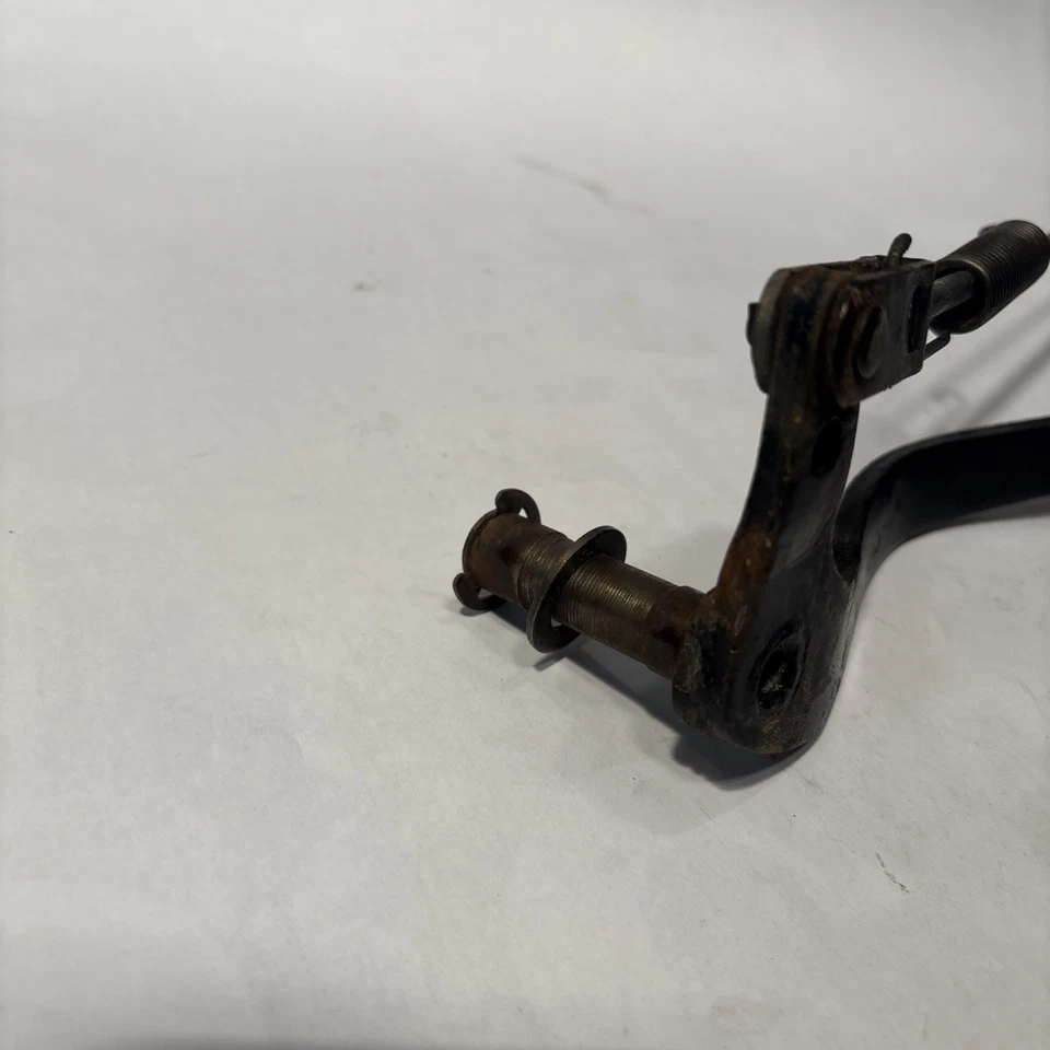 1976 Yamaha IT400 Rear Back Brake Pedal Rod IT400C IT 400 C 76 OEM Adjuster - Image 2 of 4