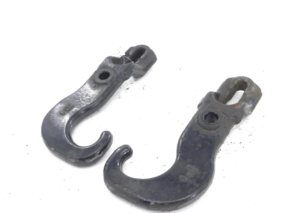 Conjunto de ganchos de reboque para esquerda e direita com parafusos serve 04-15 Nissan Titan Armada - Imagem 4 de 4