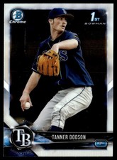 2018 Bowman Draft Chrome Tanner Dodson Tampa Bay Rays #BDC-78