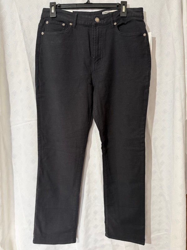 32 Degrees Women's Slim Fit Cool Sweatpant Jeans, Black, Size 12