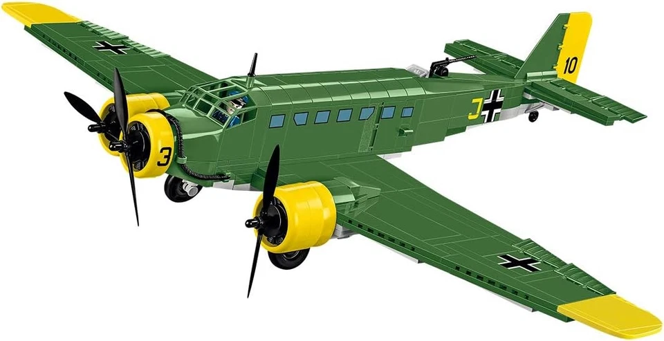 COBI 5710 Junkers JU 52/3M Building Blocks, Green,Yellow - Image 2 of 4