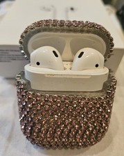 Bling AirPods Case,Handmade Luxury Rhinestone Protective Case, Non-Charging
