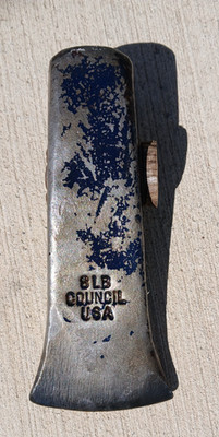 Vintage Council U.S.A Maul Splitter Axe Head 8 lbs