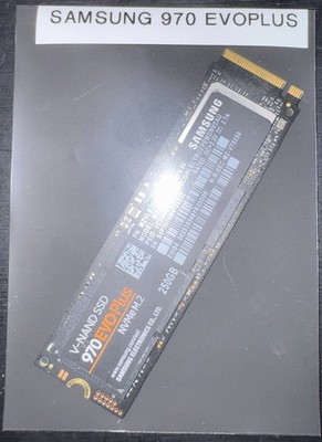 Samsung 970 EVO Plus 250GB NVMe M.2 Internal SSD - Fully Tested & Working 