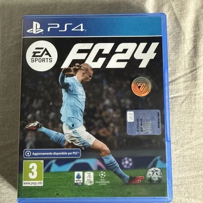 Gioco FC 24 EA Sports per Sony PS4 Playstation 4 - Disco + Custodia Inclusi