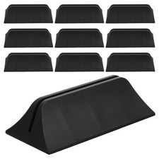 10Pcs Adjustable Desk Partition Bracket Clip, Plastic Screen Clamp for Deskto...