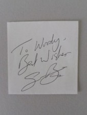 SEAN BEAN  HOLLYWOOD STAR Genuine signed Page  SHARPE , GAME OF THRONES 