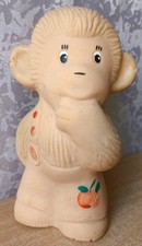 RARE USSR VINTAGE Soviet doll rubber soft toy figurine Monkey Animal