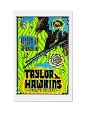 Taylor Hawkins Tribute Concert Poster – Wembley Stadium London UK – Art Print