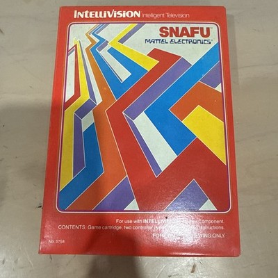 Intellivision Snafu (1981) Complete in Box with manual & Overlays