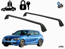 La Prealpina Dachträger Querträger für BMW 1er F21 3-Türig 2011-2019 Schwarz