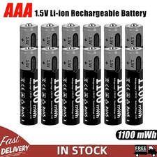 AA AAA D 1.5V Lithium Li-ion Battery Type-C USB Rechargeable Batteries LOT USA