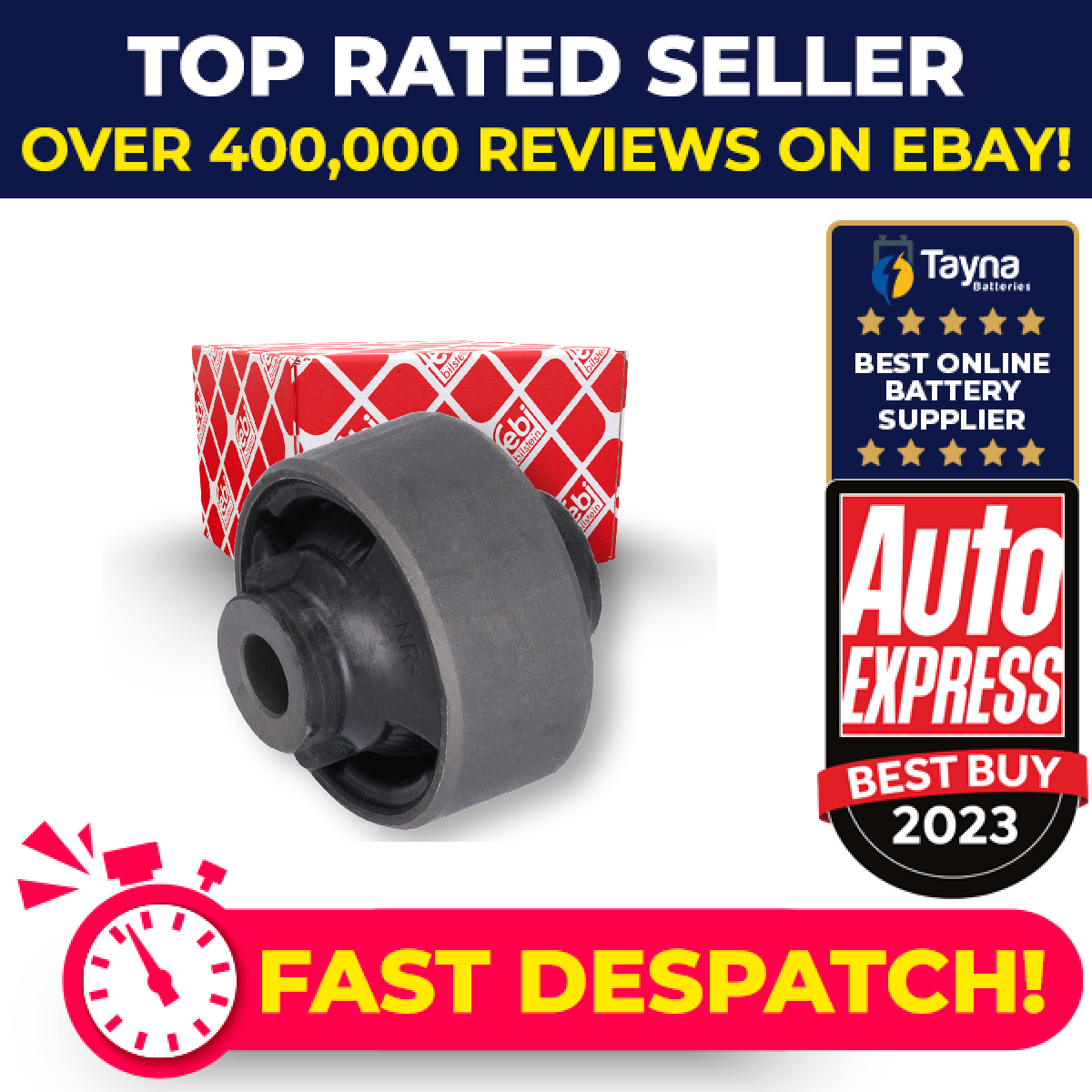 Wishbone / Control / Trailing Arm Bush fits RENAULT KOLEOS Mk1 2.0D 2008 on Febi