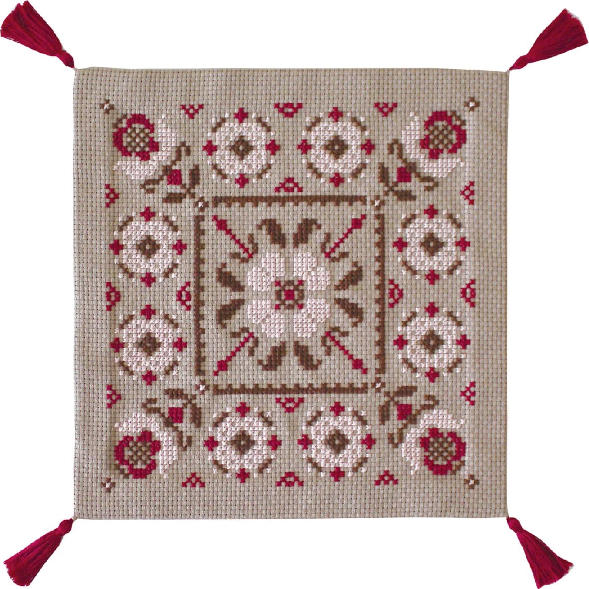 Olympus counted cross stitch kit ""Rose Gray"", 36,5x29cm