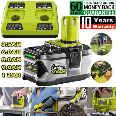 4/2Stück 18V 6Ah Original Akku für RYOBI One Plus Lithium RB18L50 P108 P104 P109