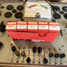 NOS NIB RCA 6C4 EC90 CV133 Tested 76% On HealthKit TC-2 Checker Selling Per Tube