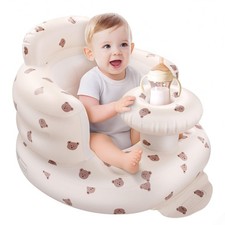 Arscniek Inflatable Baby Seat Built in Air Pump, Blow Up Baby Chair... Fast Ship