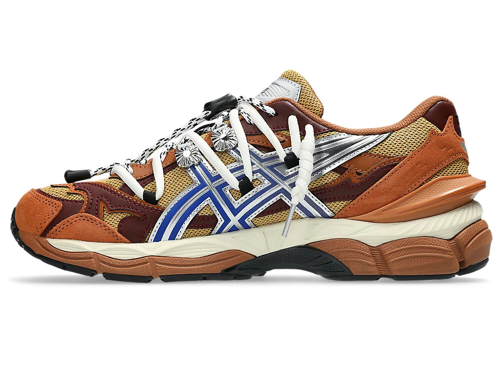TOGA × Asics Gel-Cumulus 16 TG Brown Blue Silver 1203A838-200 Men's Size image 5