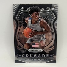 2020 Panini Prizm Draft Picks Crusade James Wiseman RC #82