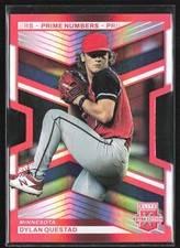 Dylan Questad 2023 Panini Elite Extra Edition Prime Numbers Die Cut Red /200
