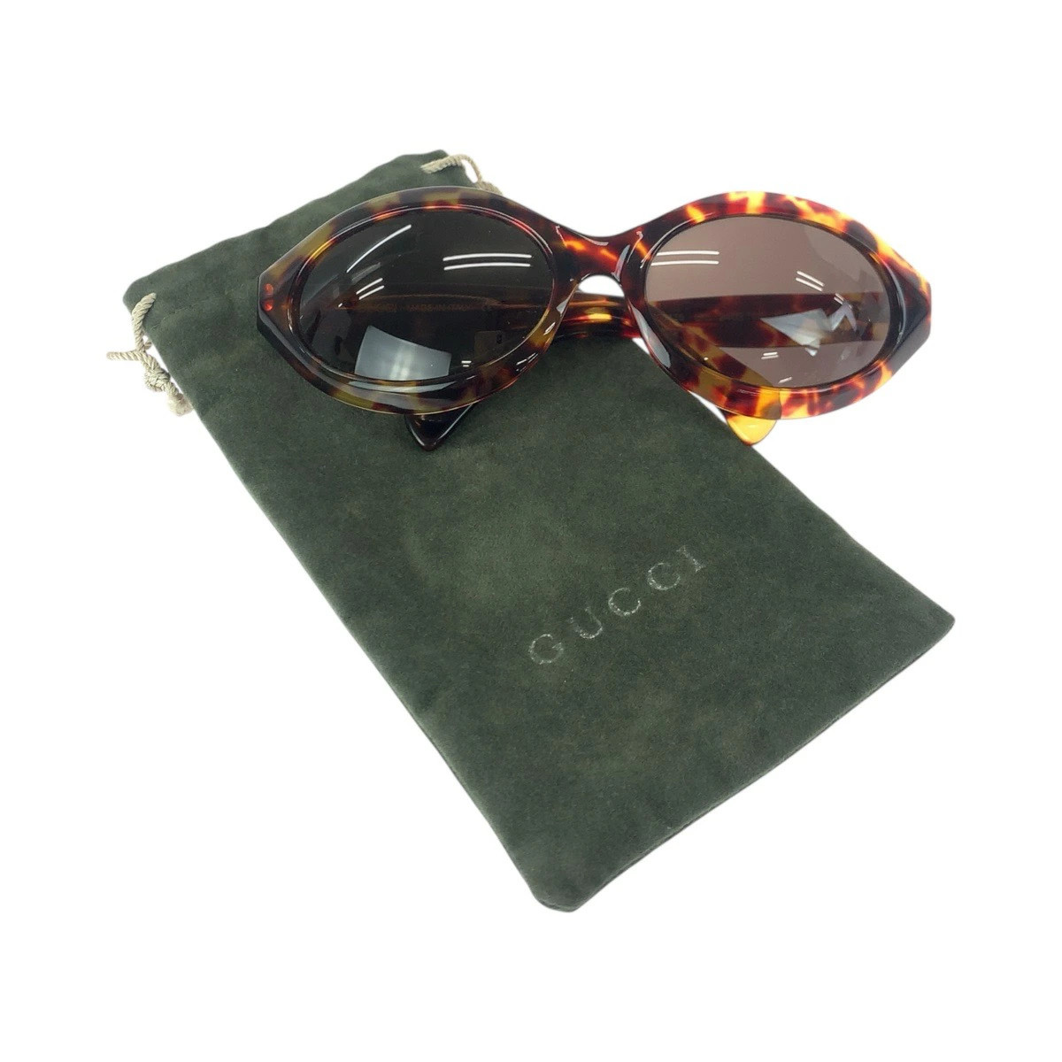 GUCCI Sunglasses Tortoiseshell Patterned Brown GG… - image 1