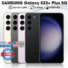NEW UNLOCKED SAMSUNG GALAXY S23+ PLUS 5G SM-S916U ALL COLORS AND MEMORY GSM+CDMA
