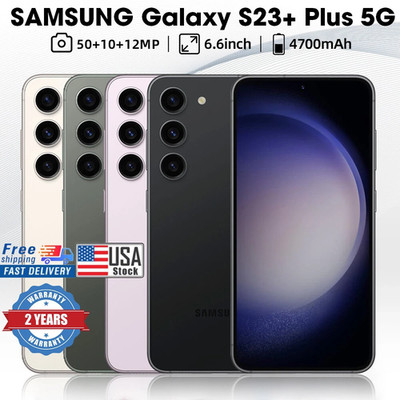 New Sealed Samsung Galaxy S23+ Plus 5G 256GB Unlocked Verizon T-Mobile ATT Phone