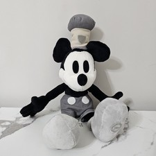 Disney Store Exclusive Steamboat Willie Mickey Mouse Plush 20"
