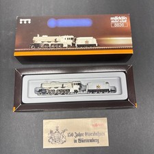 Marklin 8836 Class C K.w.st.e. Mhi Steam Locomotive With Tender Z Scale Marklin 8836 Class C K.w.st.e. Mhi Steam Locomotive With Tender Z Scale