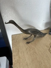 Vintage Weidlich Deco Silverplate Ibis, Bird of Paradise Bird Figurine