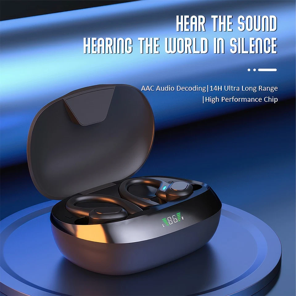 Auriculares intrauditivos inalámbricos Mpow Bluetooth 5.3 Auriculares estéreo Foto 3 de 4