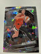 2025 Panini WNBA Prizm #15 Aaliyah Nye Rookie Cracked Ice Aces RC