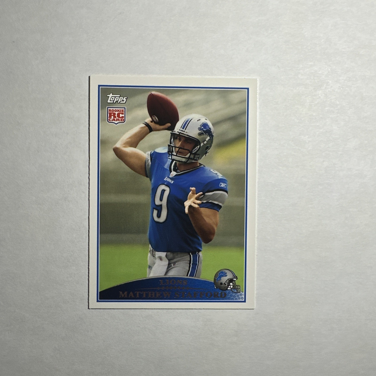 2009 Topps Matthew Stafford RC Detroit Lions #430 NFL Football Trading Card