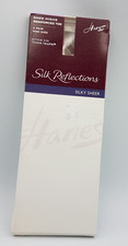 Hanes Silk Reflections Silky Sheer Knee Highs Reinforced Toe Town Taupe - 2 Pair