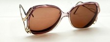 Vintage Tura TL303 Brown Oval Sunglasses FRAMES ONLY Japan