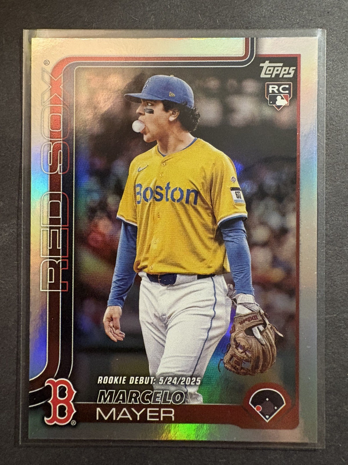 2025 Topps Update Marcelo Mayer Rookie Debut Rainbow Foil #US276