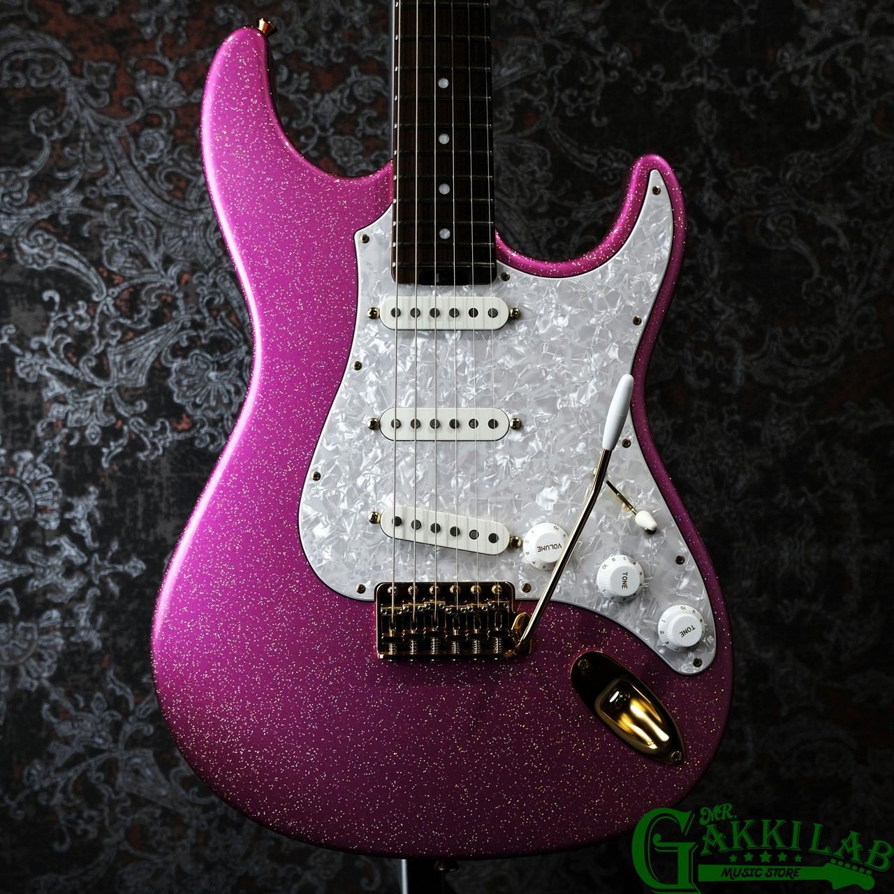Takayoshi Ohmura Edwards E-SN-185TO Twinkle Pink Electric Guitar