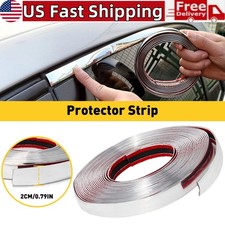34 Chrome Trim Molding Strip Decoration Parts Car Door Side Protector 16.4ft 34 Chrome Trim Molding Strip Decoration Parts Car Door Side Protector 16.4ft