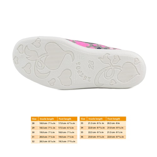 Zetpol Zyta Gris Floral Niñas Lona Natural Ballet Plano, Talla 29 EU / 12.5 US - Imagen 3 de 6