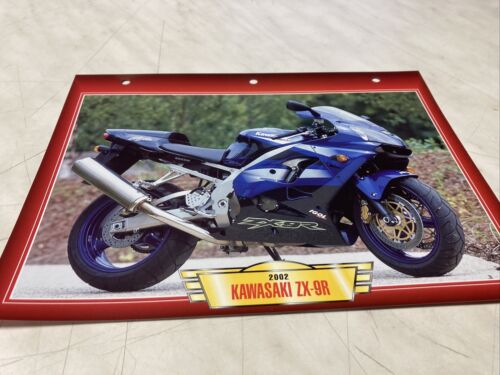 Kawasaki 900 Zx-9R 2002 Form Card Motorbike Passion Collection Atlas