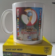 FIFA World Cup Keramiktasse 2002 Korea Japan von Panini Heritage ⚽ * 2 (zwei Tassen)