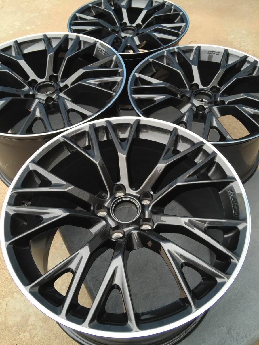 ベレー GM OEM C7 Z06 Spectra Gray Corvette Wheels 19x10 20x12 Z07 LT4 C7