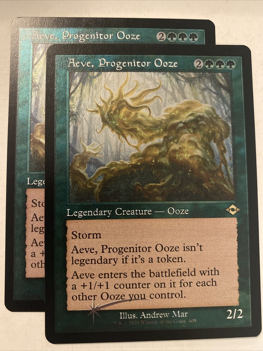 AEVE ENDING〈2〉 2x MTG Aeve, Progenitor Ooze Modern Horizons 2 409 Foil