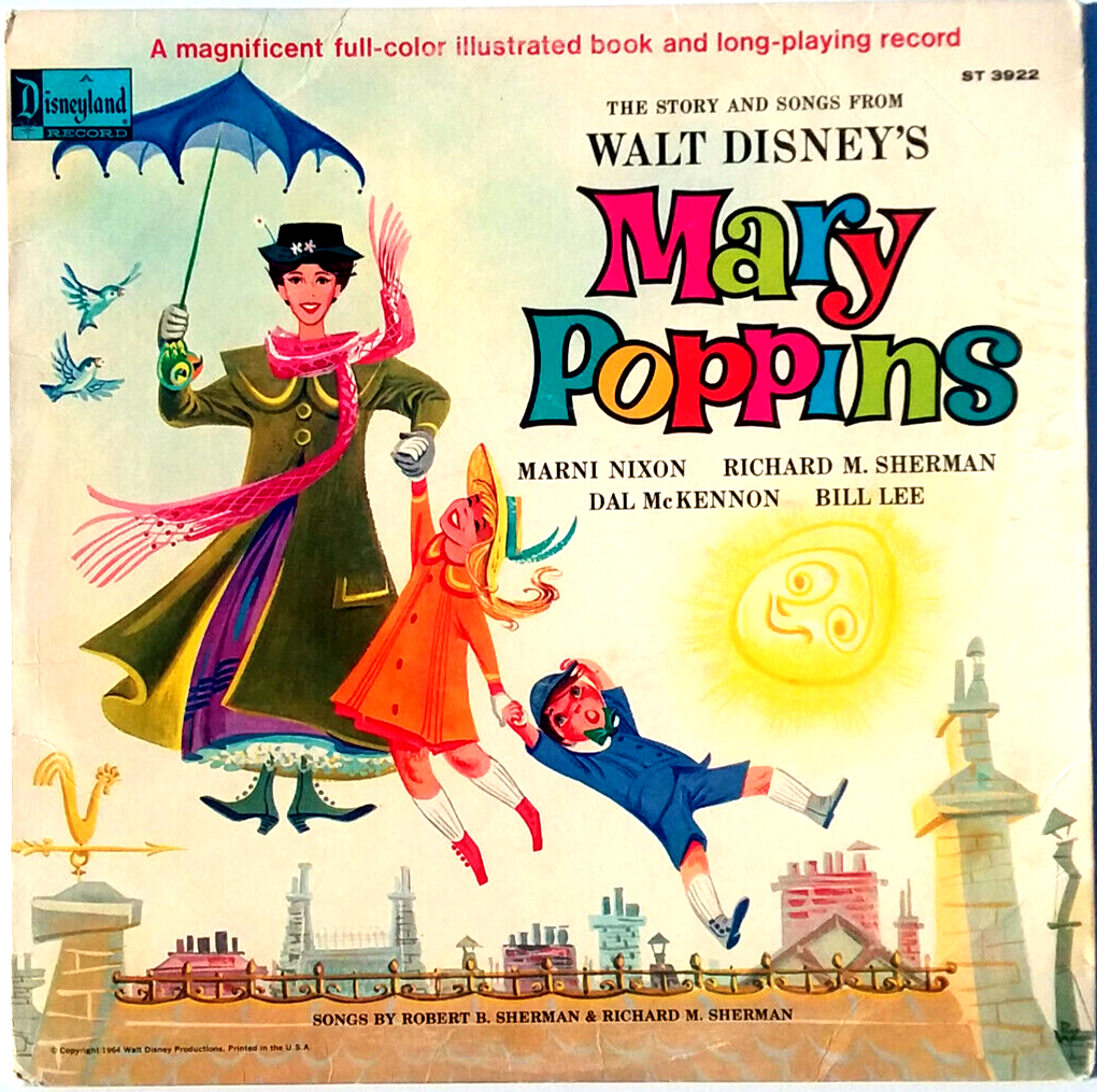 レコード 10 songs from Mary Poppins 1964年 1964 Record Mary Poppins 10 Songs | eBay